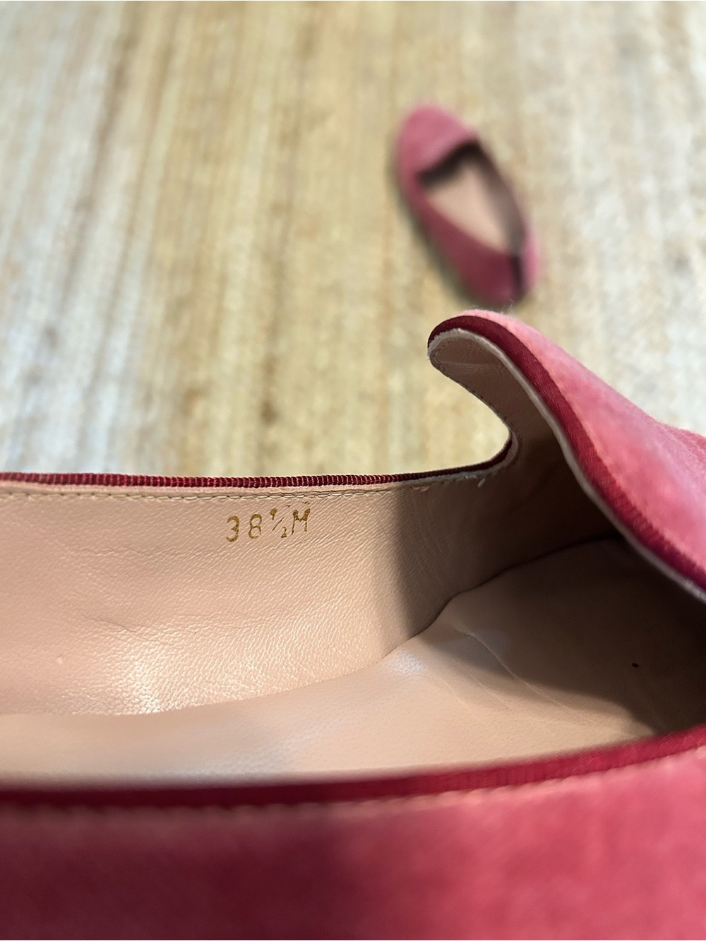 Gal Meets Glam x Margaux Pink Loafers 38.5 - Picture 10 of 11
